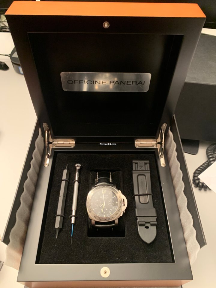 Panerai Luminor Chrono Mens watch Unisex Automatic Steel PAM 00250 Replica 4