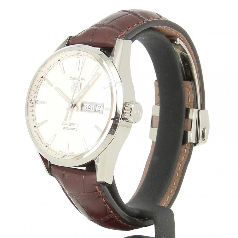 IMG_9081 TAG Heuer Carrera Calibre 5 Mens watch Unisex Automatic Steel WAR201B Replica 4