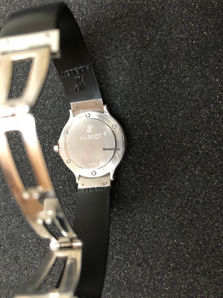 IMG_9081 Hublot Classic Womens watch Quartz Steel 1390.100.2 Replica 4