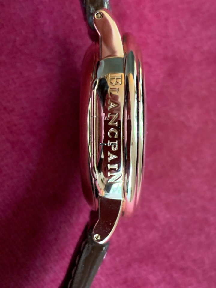 IMG_9081 Blancpain Mens watch Unisex Automatic Rose gold 3100-1542-53B Replica 4