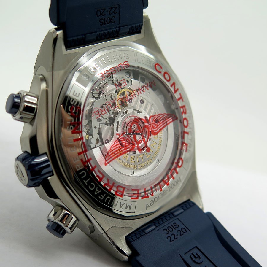 IMG_9081 Breitling Chronomat Mens watch Unisex Automatic Steel AB0136 Replica 4