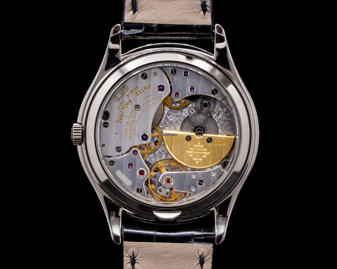 IMG_9081 Patek Philippe Perpetual Calendar Mens watch Unisex Automatic White gold 5038G Replica 4