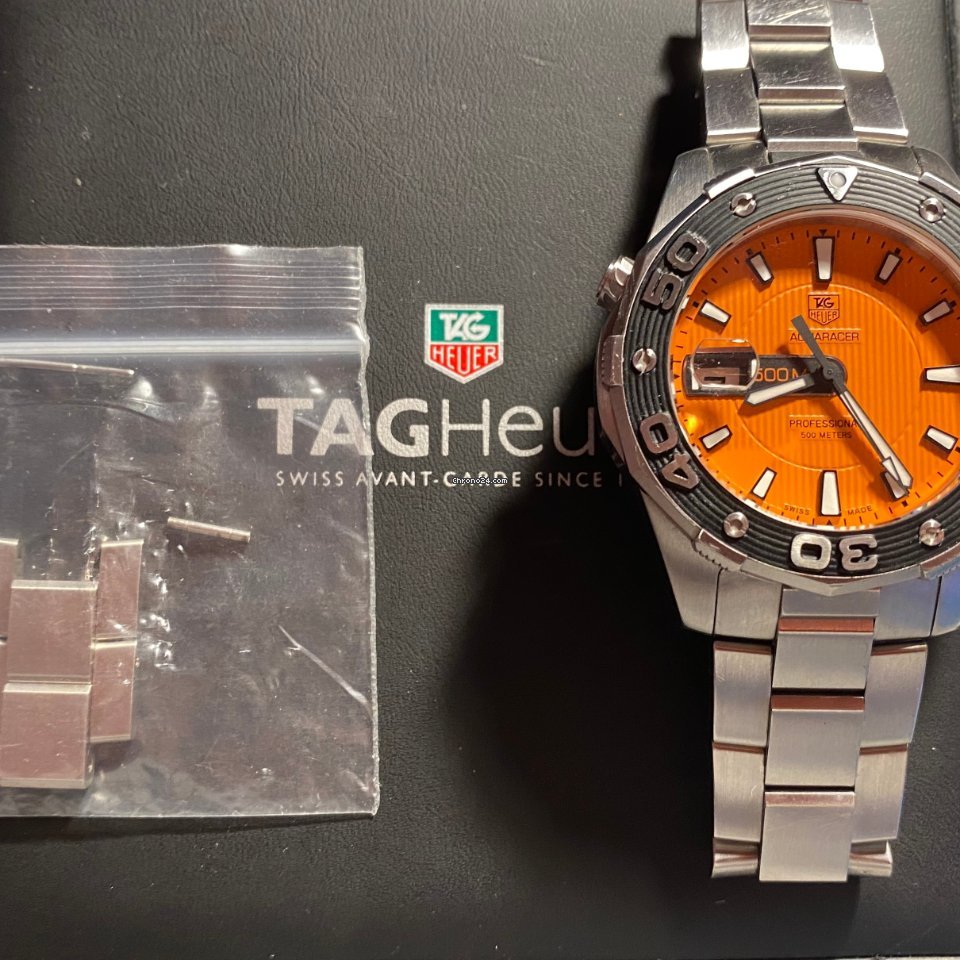 TAG Heuer Aquaracer 500M Mens watch Unisex Quartz Steel WAJ 1113 Replica 4