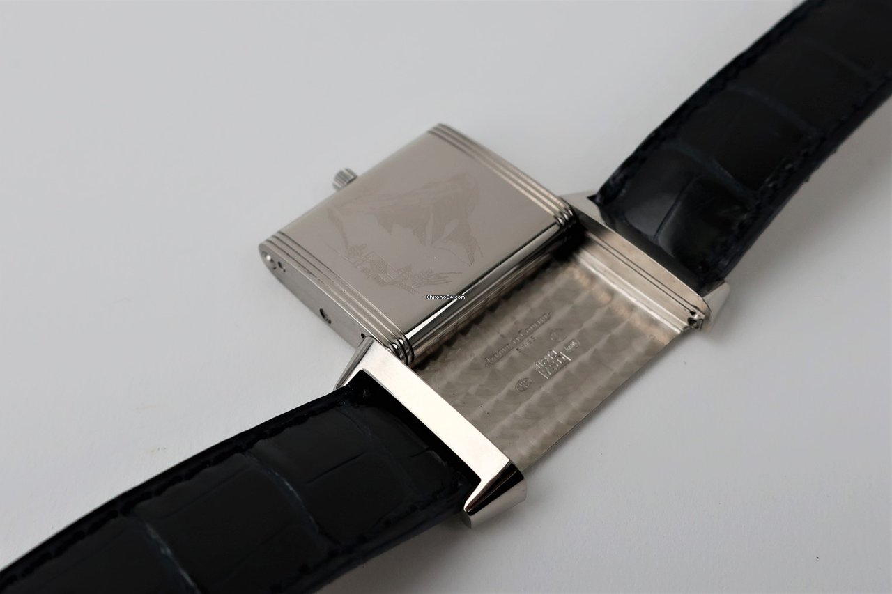 IMG_9081 Jaeger-LeCoultre Reverso Classique Mens watch Unisex Manual winding White gold 250.3.86 Replica 4