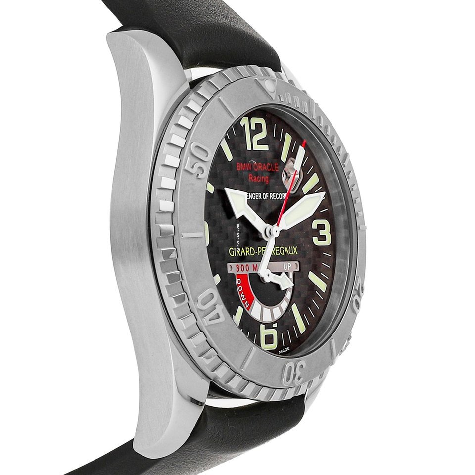 Girard Perregaux Sea Hawk Mens watch Unisex Automatic Steel 49905-11-651-FK6A Replica 4