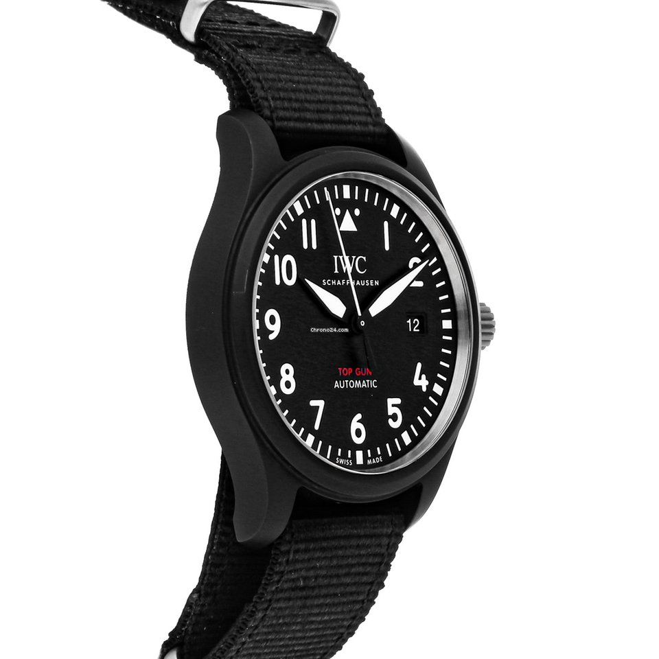 IWC Pilot Chronograph Top Gun Mens watch Unisex Automatic Ceramic IW3269-01 Replica 4