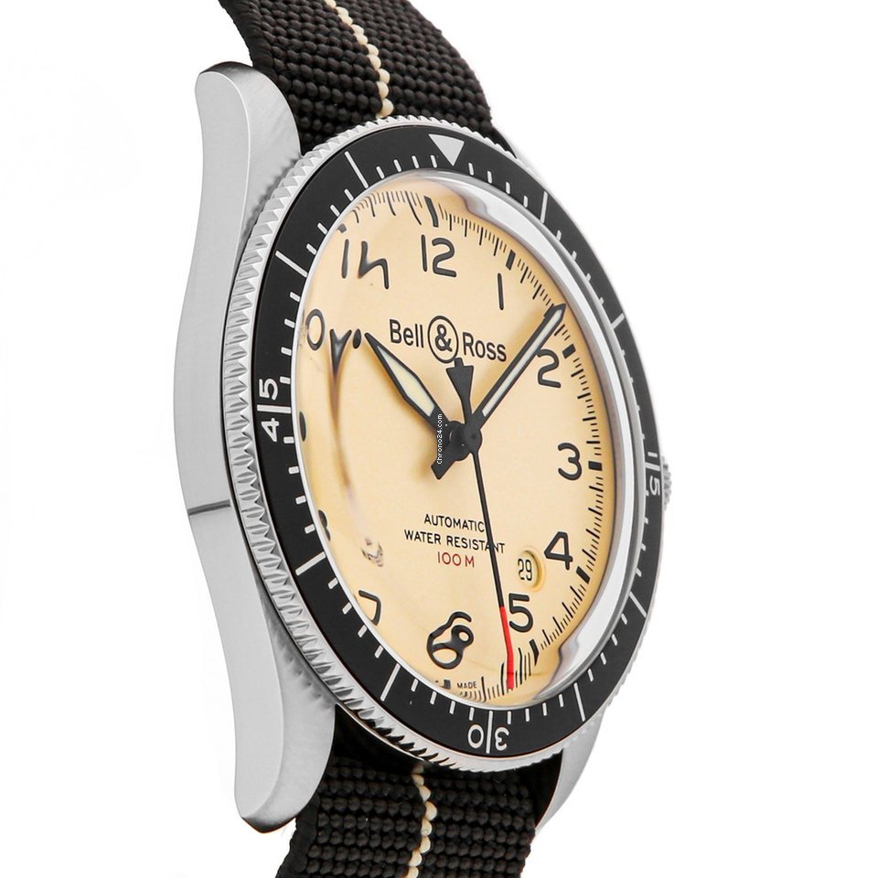 IMG_9081 Bell & Ross BR V2 Mens watch Unisex Automatic Steel BRV292-BEI-ST SF Replica 4