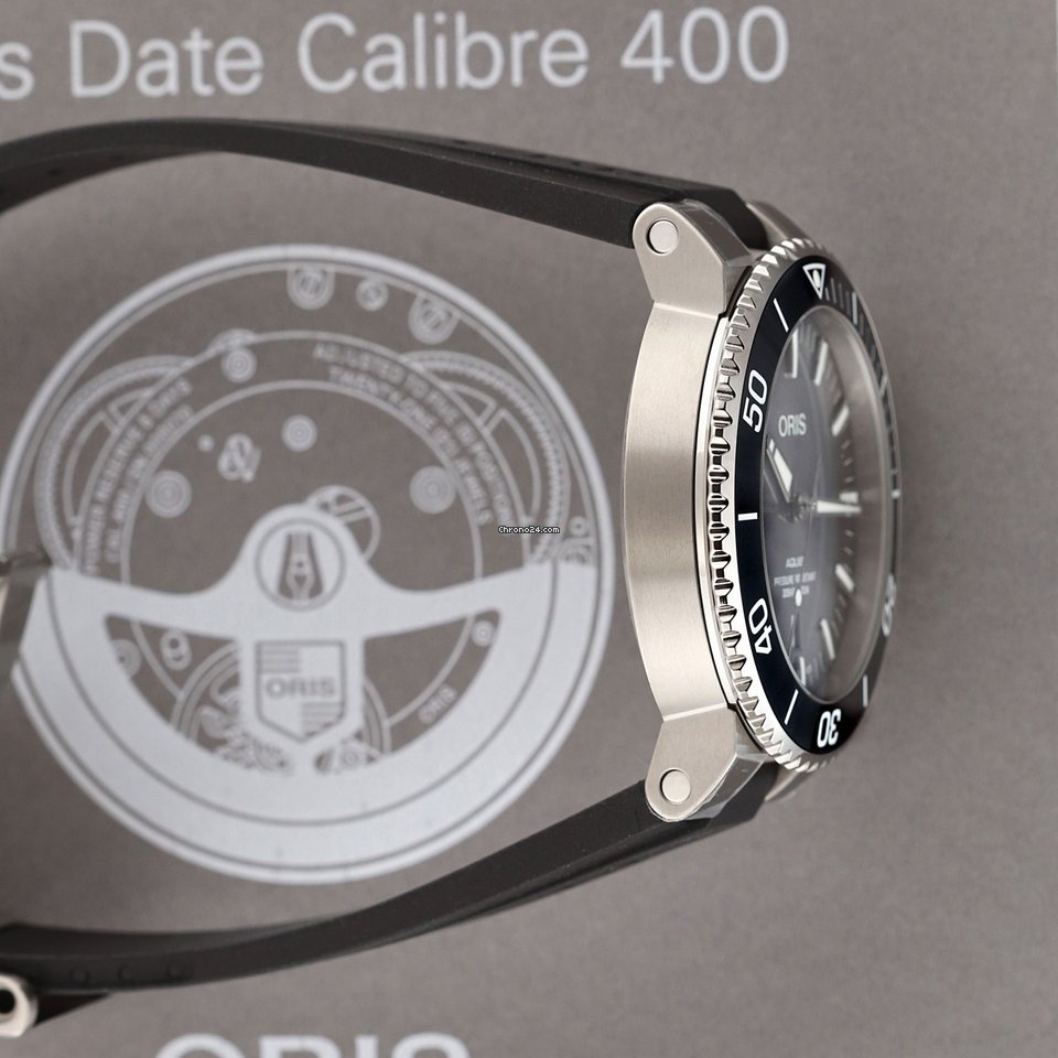 IMG_9081 Oris Aquis Titanium Date Mens watch Unisex Automatic Titanium 01 733 7730 7153-07 4 24 64TEB Replica 4