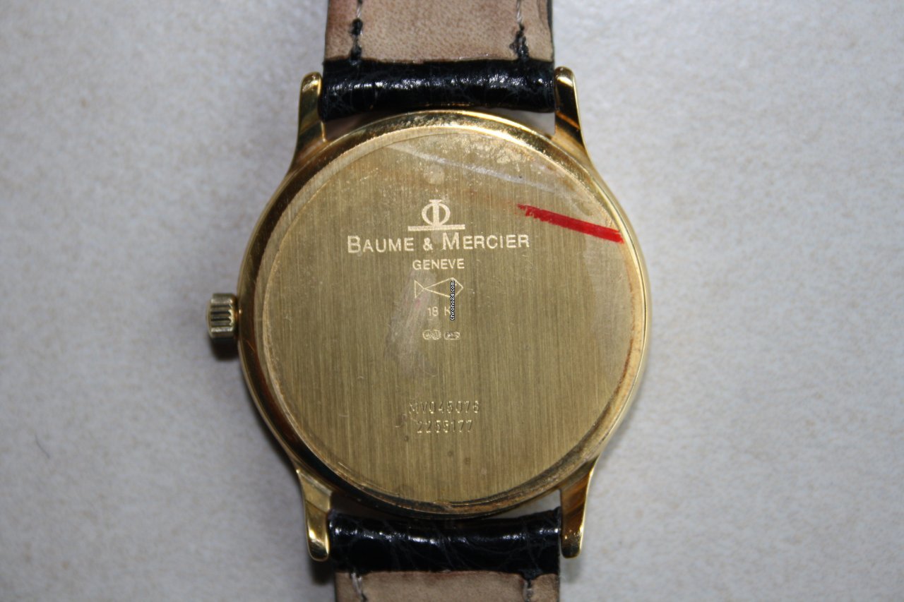 IMG_9081 Baume & Mercier Classima Mens watch Unisex Manual winding Yellow gold MV045088 Replica 4