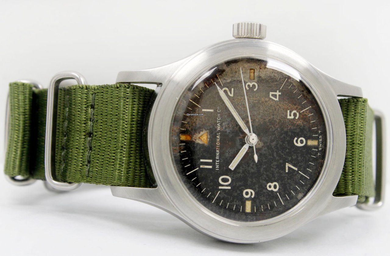 IMG_9081 IWC Pilot Mark Mens watch Unisex Manual winding Steel Cal 89 Replica 4