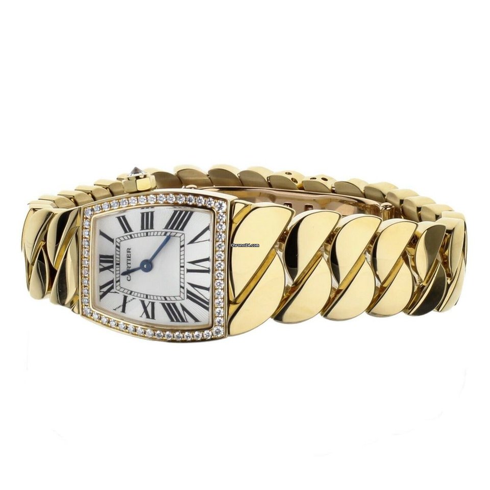 IMG_9081 Cartier La Dona de Cartier Womens watch Quartz Yellow gold WE60040H Replica 4