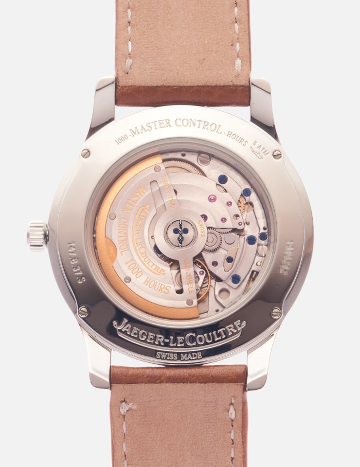 IMG_9081 Jaeger-LeCoultre Master Control Date Mens watch Unisex Automatic Steel 147.8.37.S Replica 4