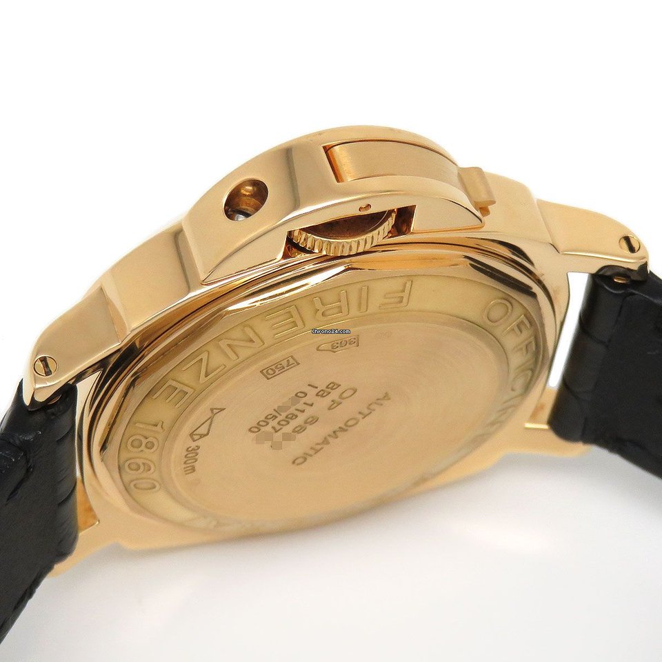 IMG_9081 Panerai Luminor Marina Automatic Mens watch Unisex Automatic Yellow gold PAM00140 Replica 4