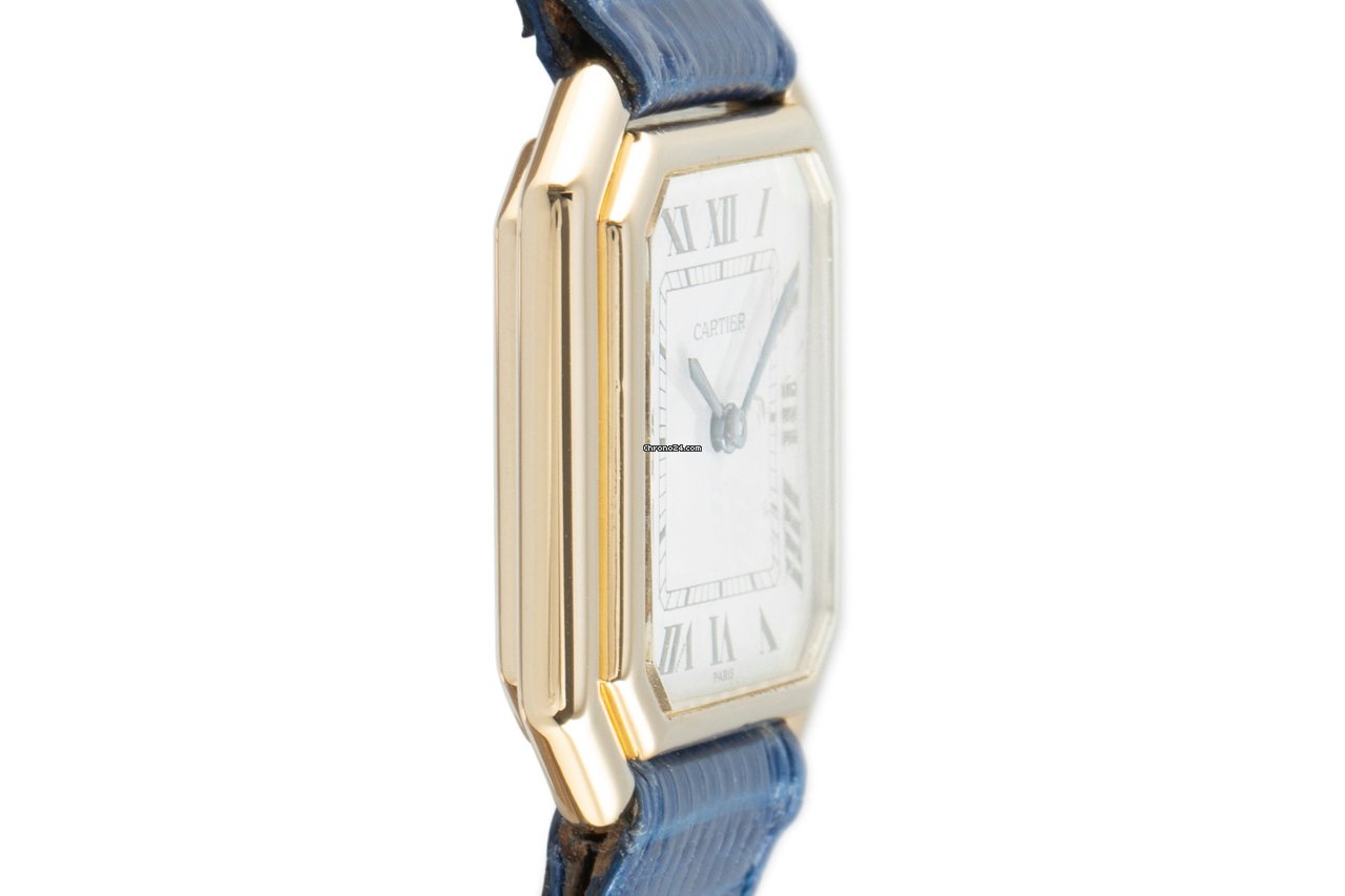 Cartier Womens watch Manual winding Yellow gold 7809 Replica 4