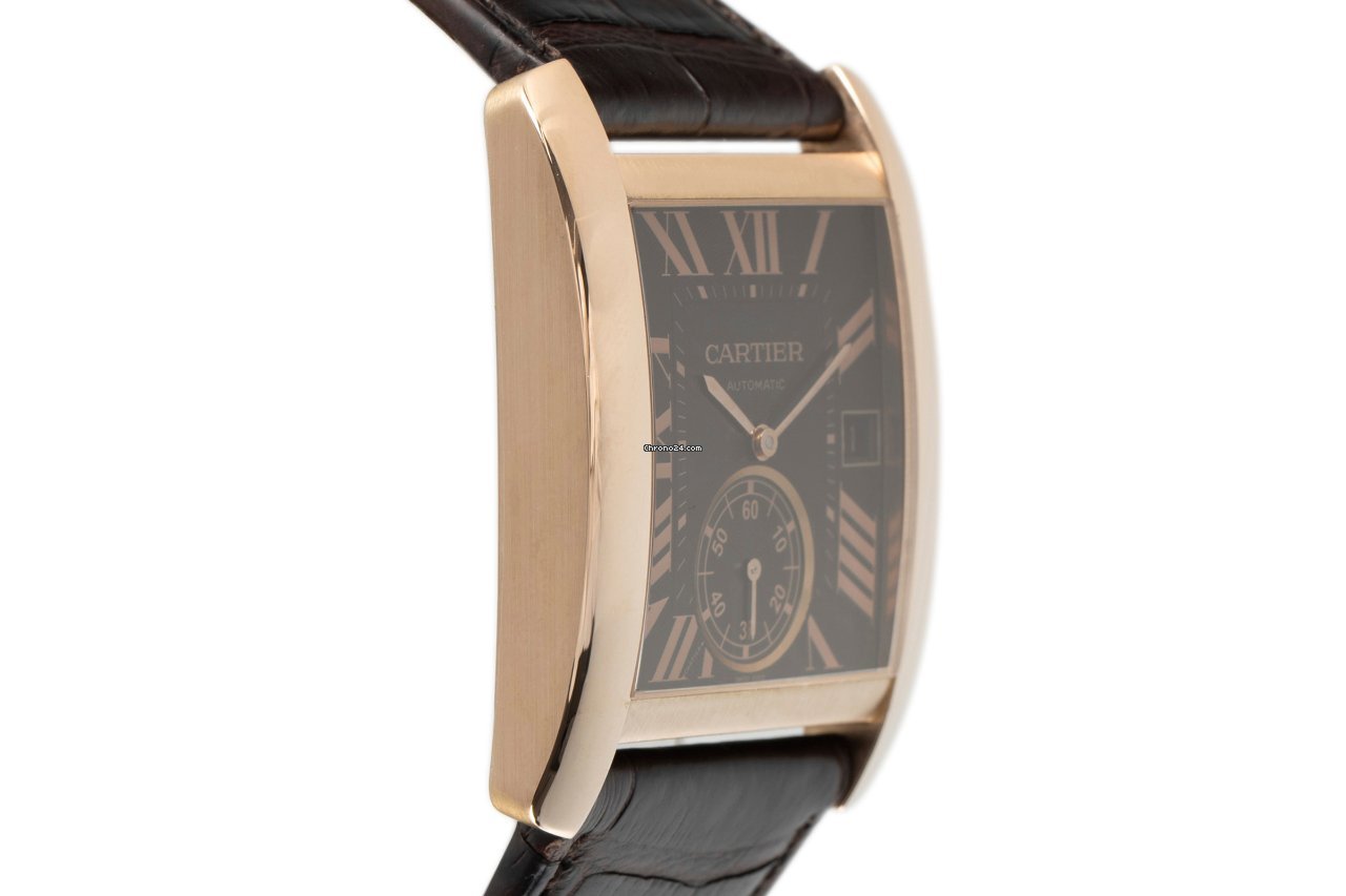 IMG_9081 Cartier Tank MC Mens watch Unisex Automatic Red gold W5330002 Replica 4