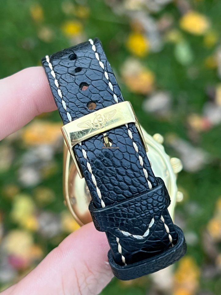 Breitling Chronomat Mens watch Unisex Automatic Yellow gold K13048 Replica 4