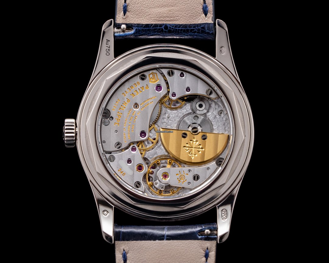 IMG_9081 Patek Philippe Calatrava Mens watch Unisex Automatic White gold 6000G-012 Replica 4