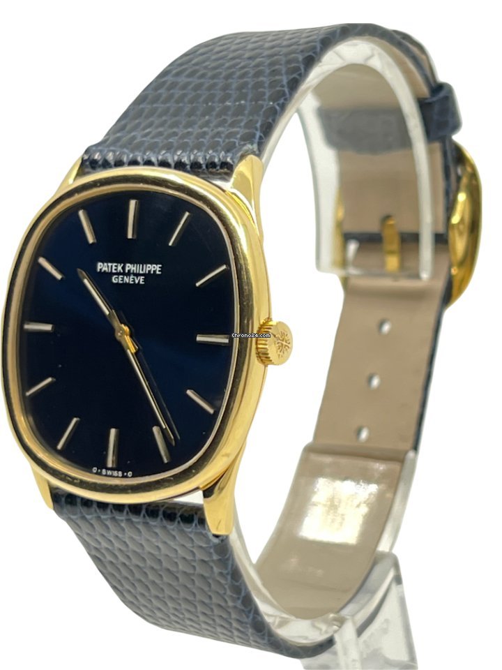 IMG_9081 Patek Philippe Golden Ellipse Mens watch Unisex Yellow gold 3844 Replica 4