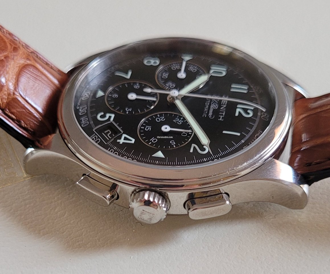 Zenith El Primero Chronograph Mens watch Unisex Automatic Steel 01.0501.400 Replica 4