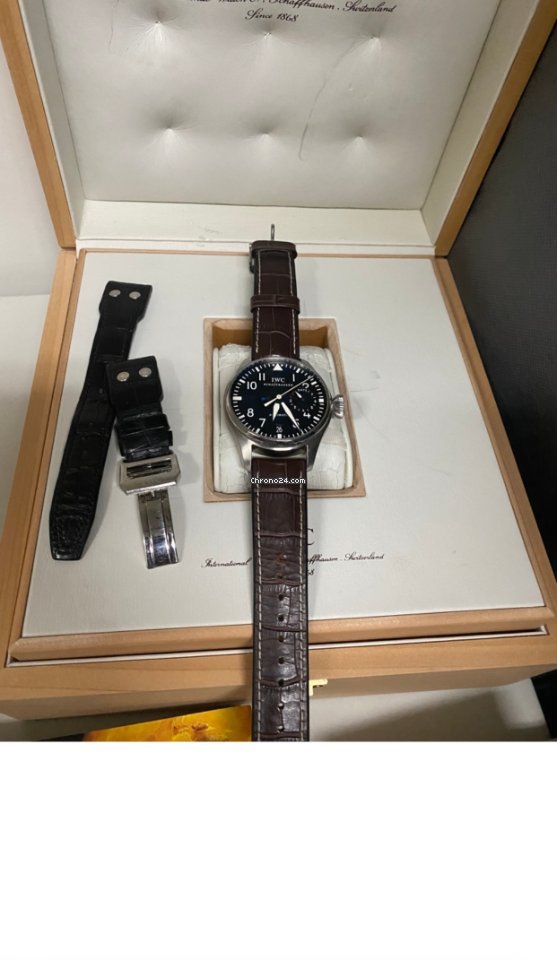 IWC Big Pilot Mens watch Unisex Automatic Steel IW500401 Replica 4