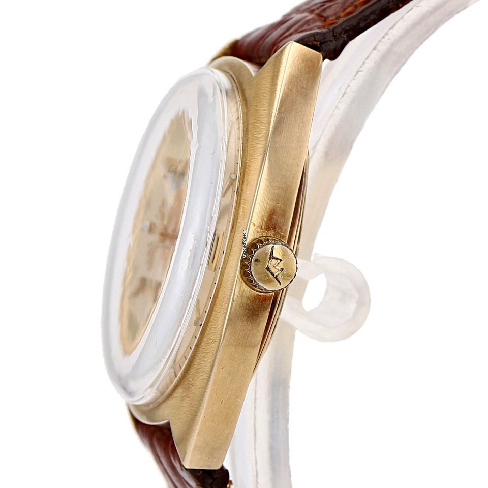 IMG_9081 Movado Kingmatic Mens watch Unisex Automatic Yellow gold NUMBER VINTAGE Replica 4