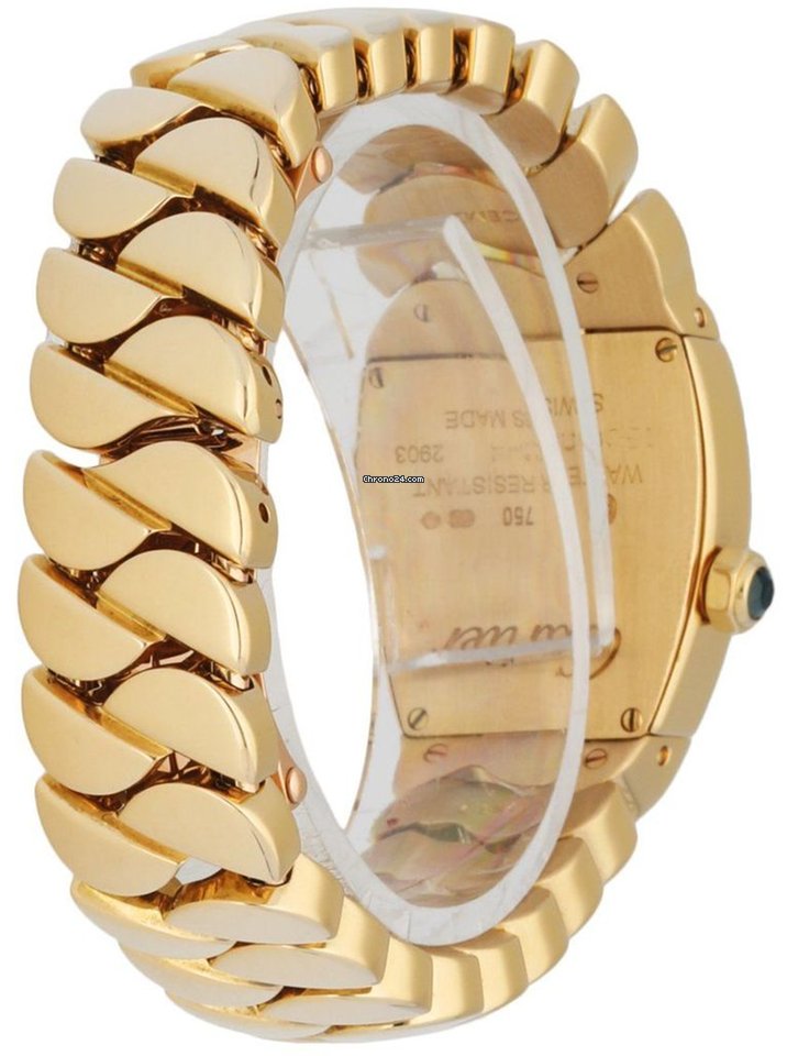 IMG_9081 Cartier La Dona de Cartier Womens watch Automatic Yellow gold 2903 Replica 4