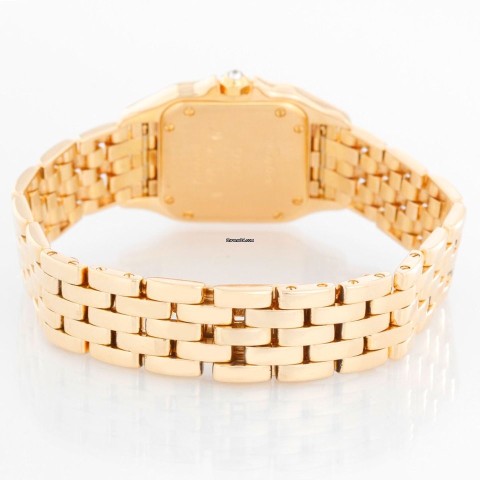 IMG_9081 Cartier Panthere Womens watch Quartz Yellow gold WF3070B9 1280 Replica 4