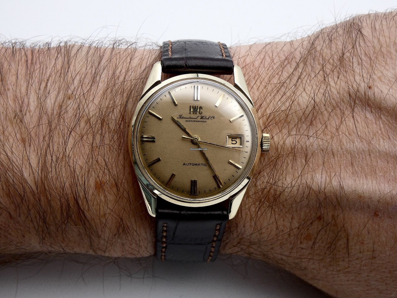 IMG_9081 IWC Portofino Mens watch Unisex Automatic Yellow gold IW1872 Replica 4