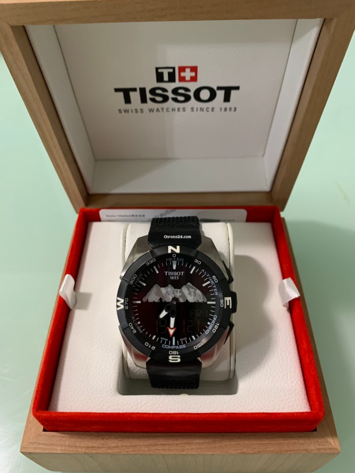 IMG_9081 Tissot T-Touch Expert Solar Mens watch Unisex Quartz Titanium T091.420.46.051.10 Replica 4