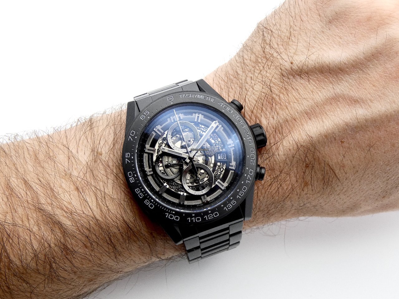 TAG Heuer Carrera Calibre HEUER 01 Mens watch Unisex Automatic Ceramic CAR2A91.BH0742 Replica 4
