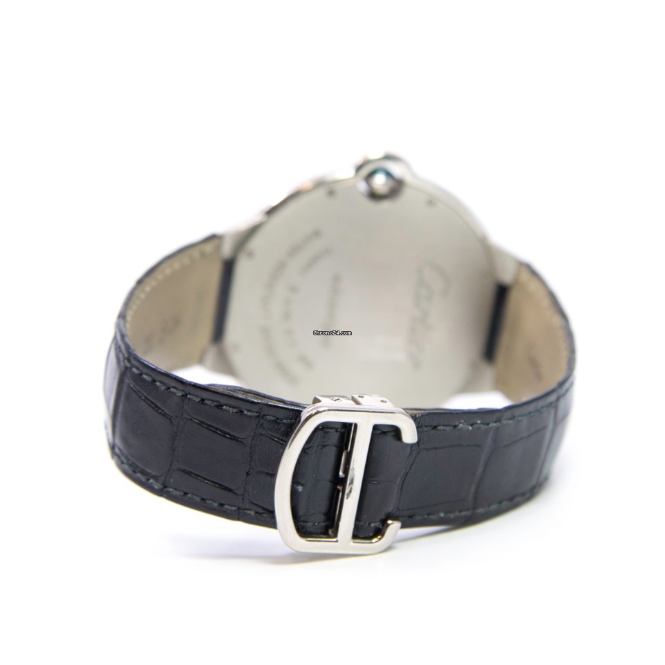 IMG_9081 Cartier Ballon Bleu 44mm Mens watch Unisex Manual winding White gold W6920055 Replica 4