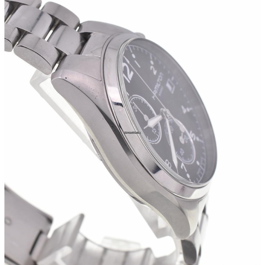 IMG_9081 Hamilton Khaki Pilot Pioneer Mens watch Unisex Quartz Steel H765120 Replica 4