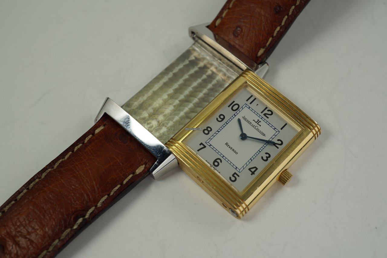 IMG_9081 Jaeger-LeCoultre Reverso Classique Mens watch Unisex Quartz Gold Steel 250.5.08 Replica 4