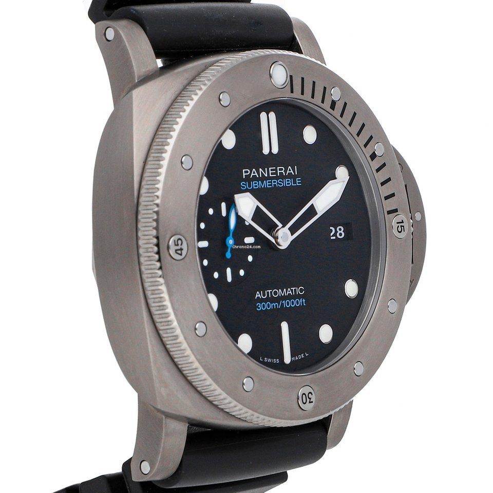IMG_9081 Panerai Luminor Submersible 1950 3 Days Automatic Mens watch Unisex Automatic Titanium PAM01305 Replica 4