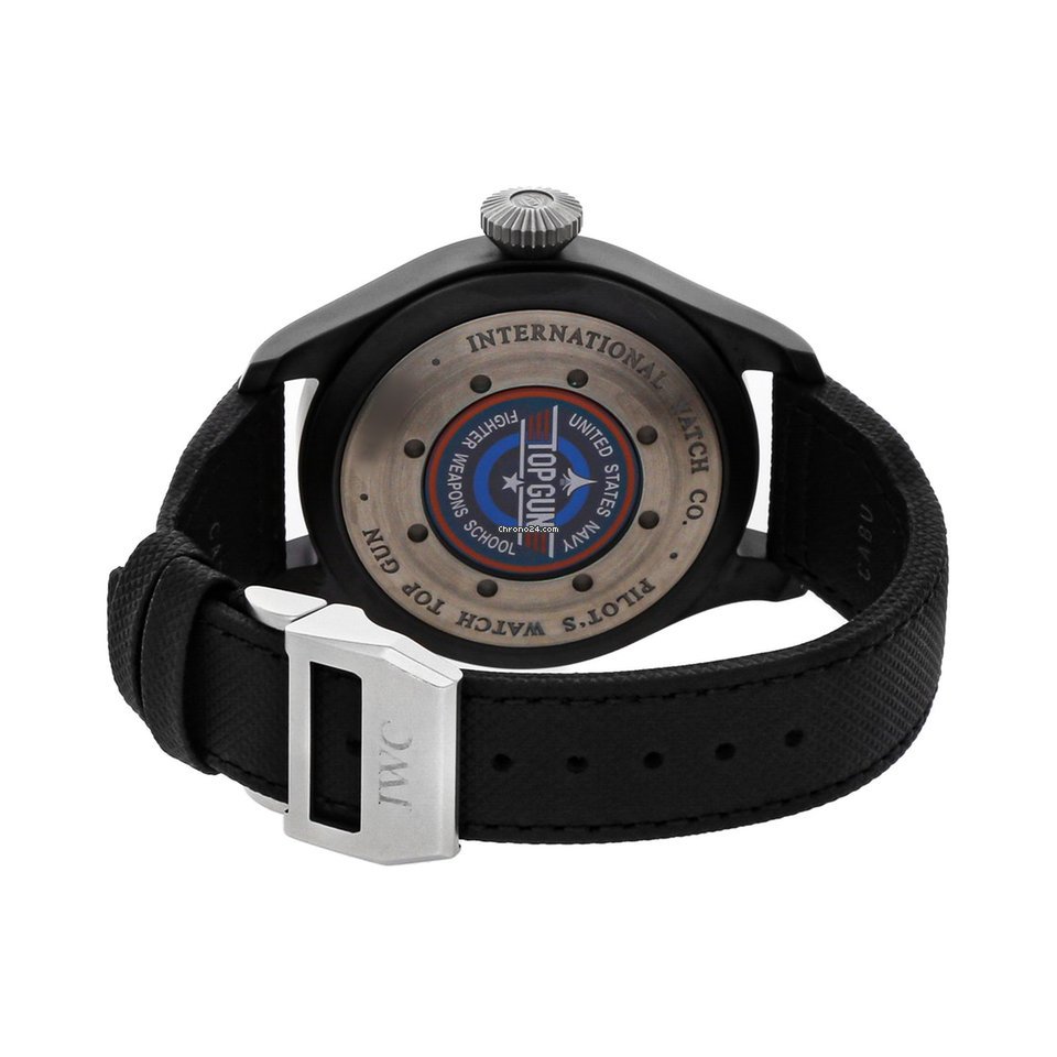 IMG_9081 IWC Big Pilot Top Gun Mens watch Unisex Automatic Ceramic IW5019-01 Replica 4