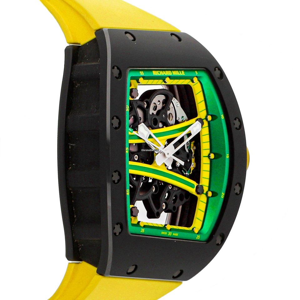 IMG_9081 Richard Mille RM 061 Mens watch Unisex Manual winding Ceramic RM61-01 CA-TZP Replica 4