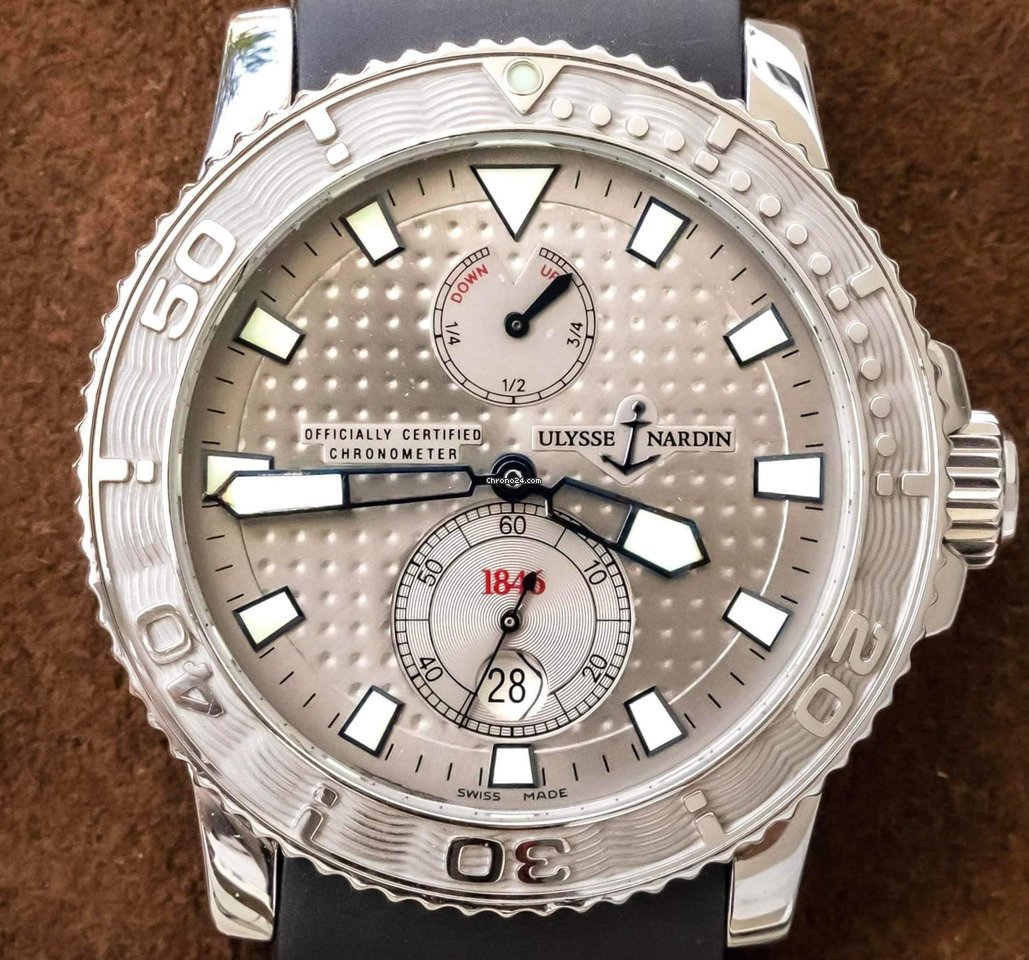 Ulysse Nardin Maxi Marine Diver Mens watch Unisex Automatic Steel 263-33-3 92 Replica 4