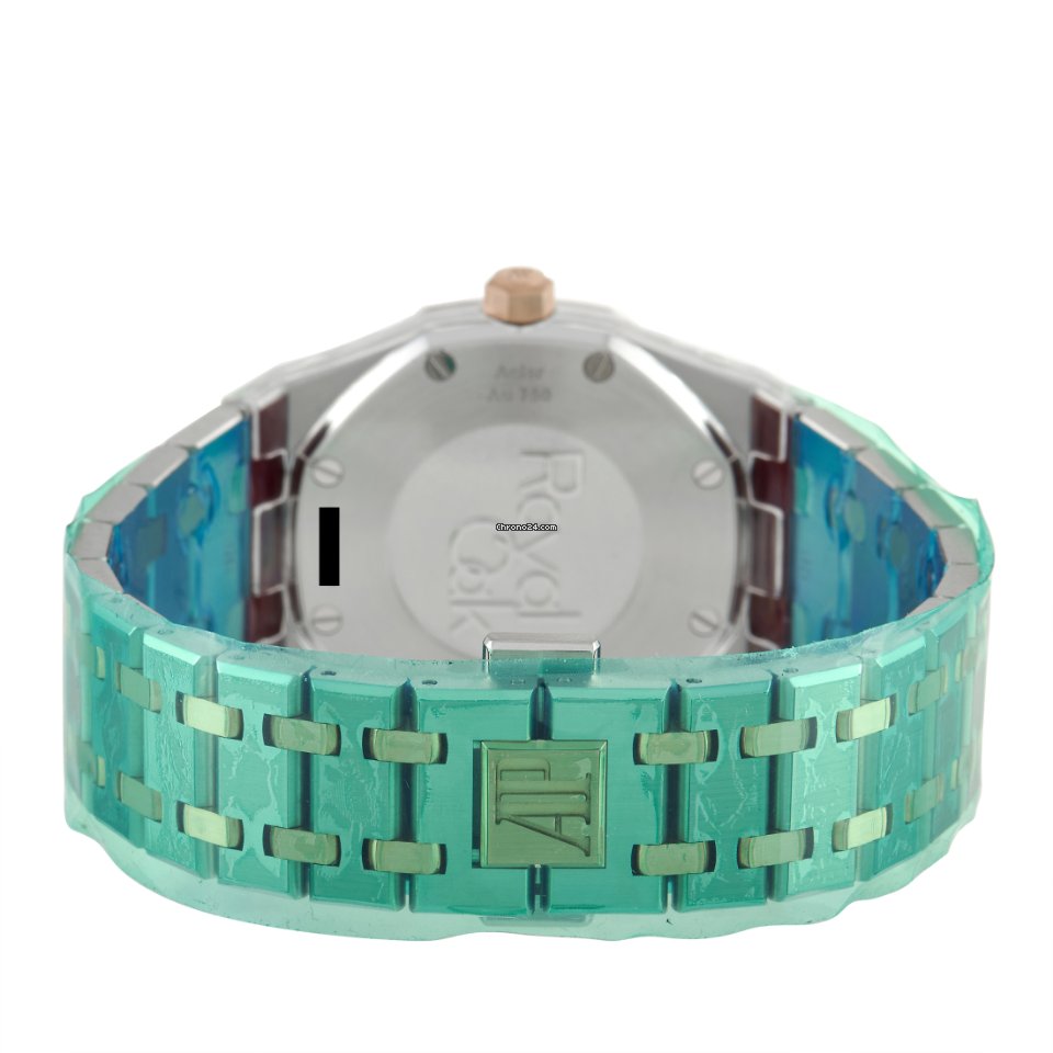 IMG_9081 Audemars Piguet Royal Oak Lady Mens watch Unisex Quartz Steel 67651SR.ZZ.1261SR.01 Replica 4