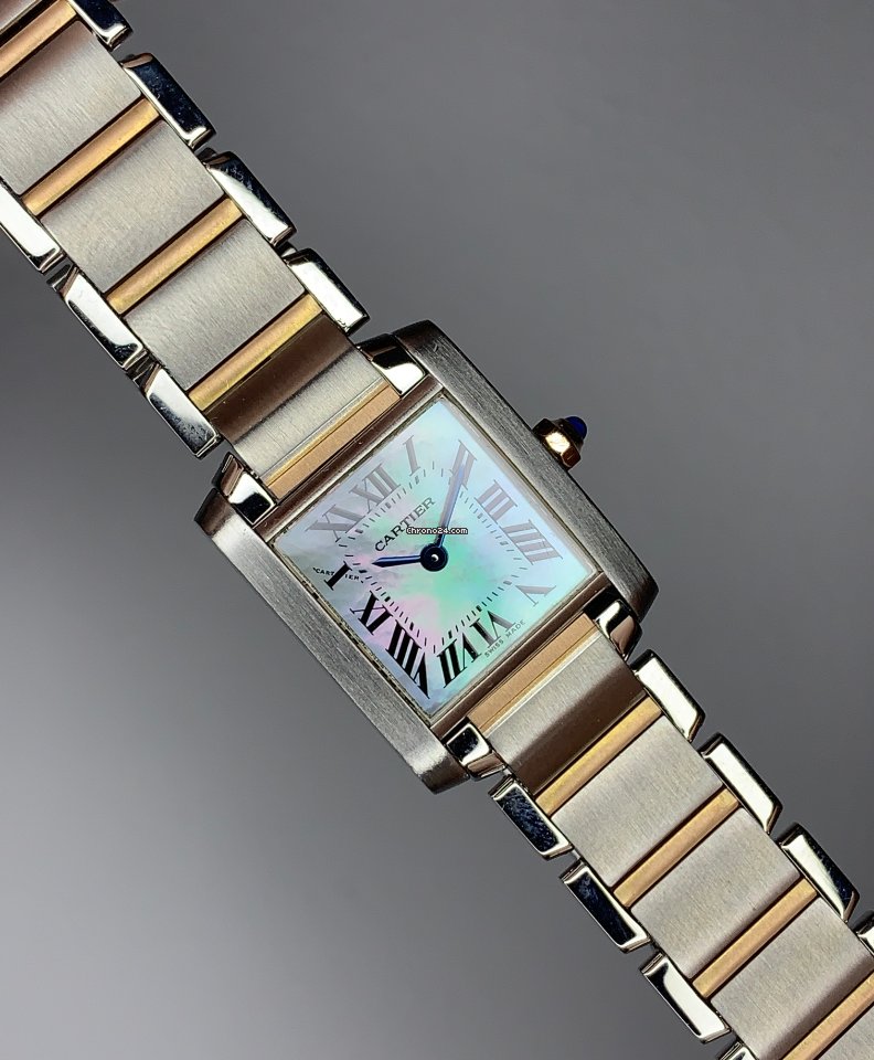 IMG_9081 Cartier Tank Francaise Womens watch Quartz Steel W51027Q4 Replica 4