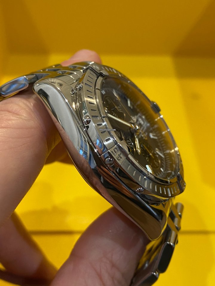 Breitling Chronomat Evolution Mens watch Unisex Automatic Steel A1335611 F517 Replica 4