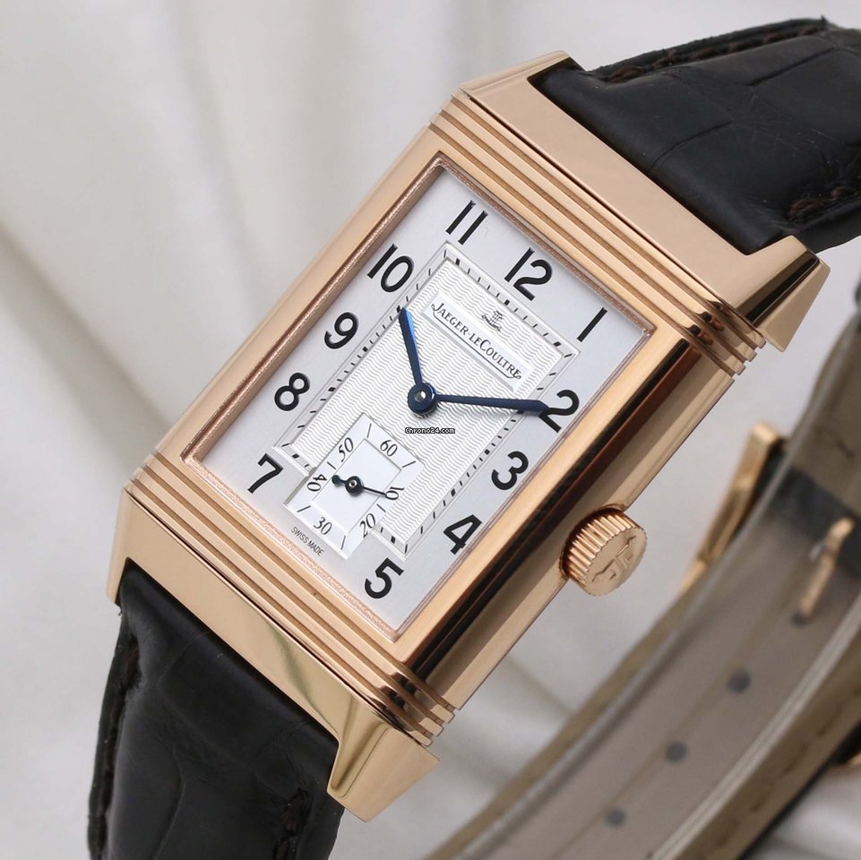 IMG_9081 Jaeger-LeCoultre Reverso Grande Taille Mens watch Unisex Manual winding Rose gold 270.2.62 Q2702521 Replica 4