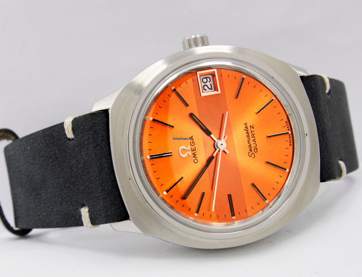 IMG_9081 Omega Seamaster Mens watch Unisex Quartz Steel 196.0030 Replica 4