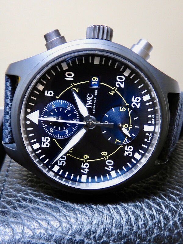 IMG_9081 IWC Pilot Chronograph Top Gun Automatic Ceramic 389008 Replica 4