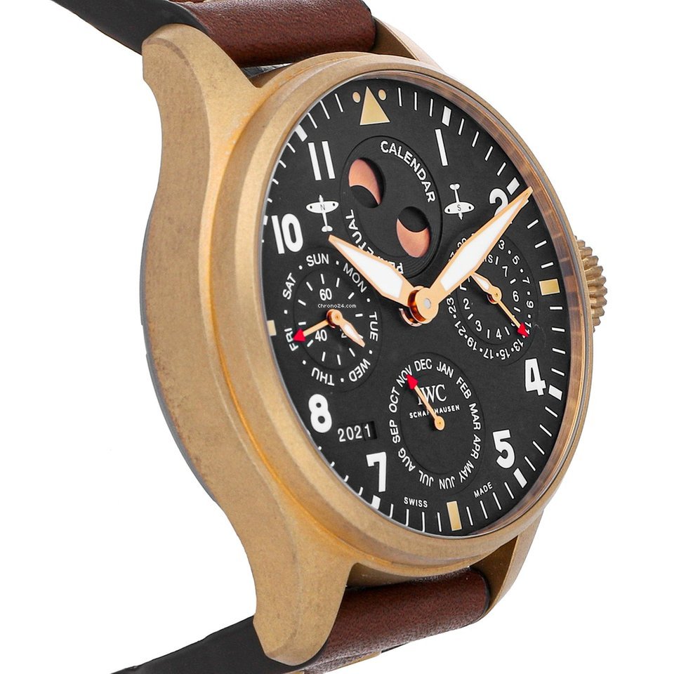 IMG_9081 IWC Big Pilot Mens watch Unisex Automatic Bronze IW5036-01 Replica 4