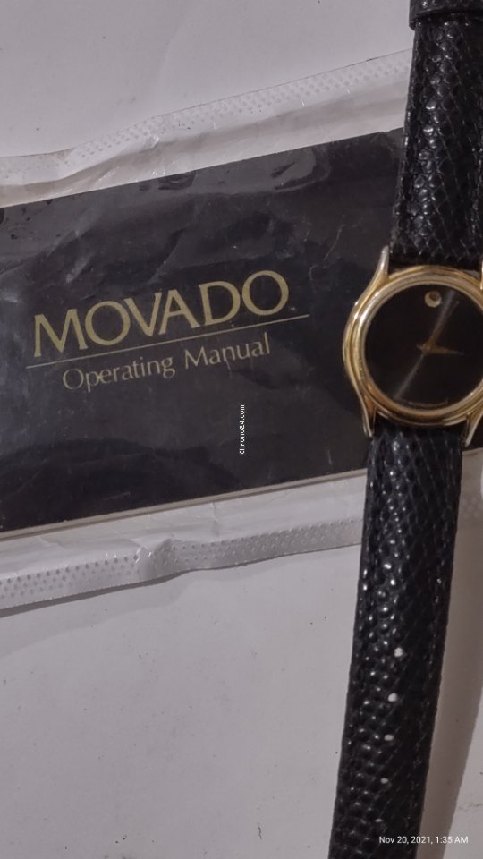 IMG_9081 Movado Museum Womens watch Quartz Gold Steel 87-E4-0823 Replica 4
