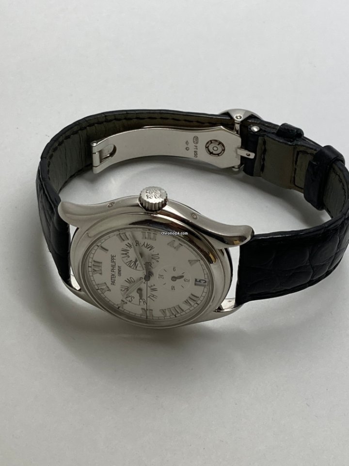 IMG_9081 Patek Philippe Annual Calendar Mens watch Unisex Automatic Platinum 5035P Replica 4