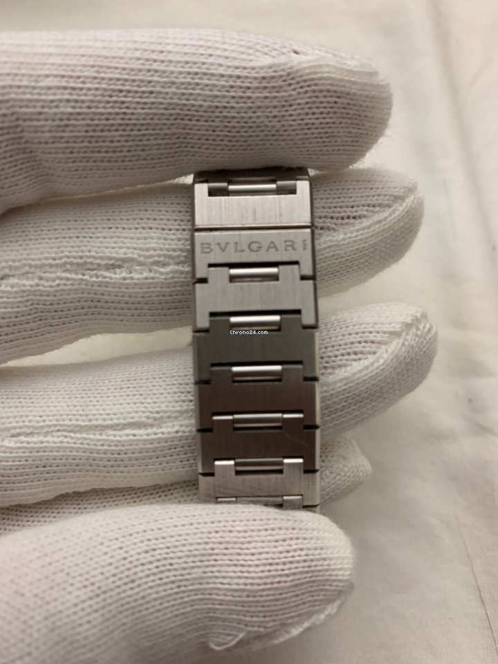 Bulgari Bulgari Mens watch Unisex Automatic White gold BBW33GG AUTO Replica 4