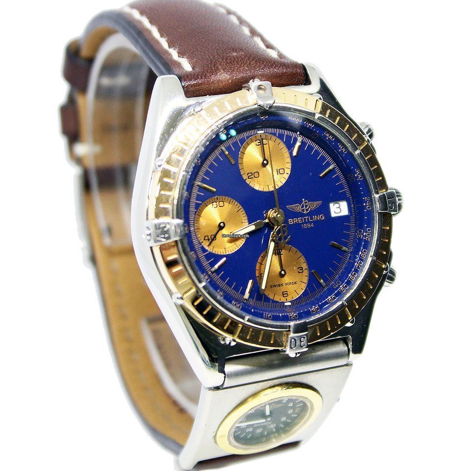 Breitling Chronomat Mens watch Unisex Automatic Gold Steel C13048 Replica 4