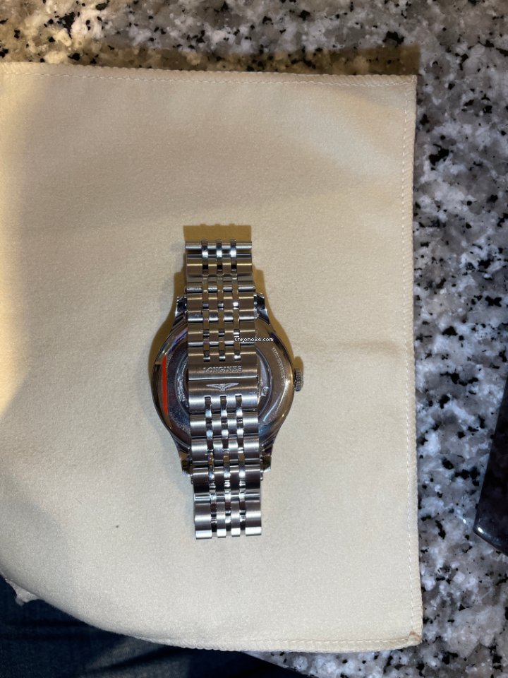 Longines Record Mens watch Unisex Automatic Steel L2.821.4.11.6 Replica 4