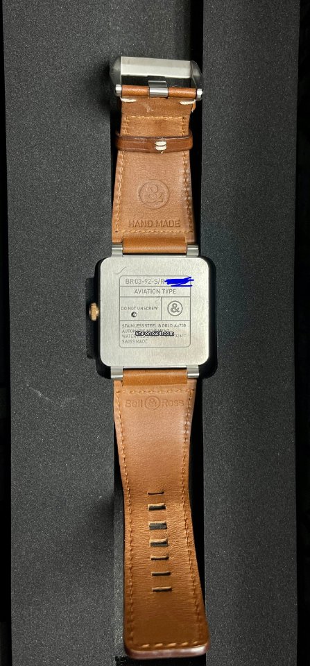 IMG_9081 Bell & Ross BR 03-92 Steel Mens watch Unisex Automatic Gold Steel BR0392-ST-PG SCA Replica 4
